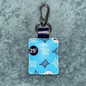 Aldis quarter holder key chain